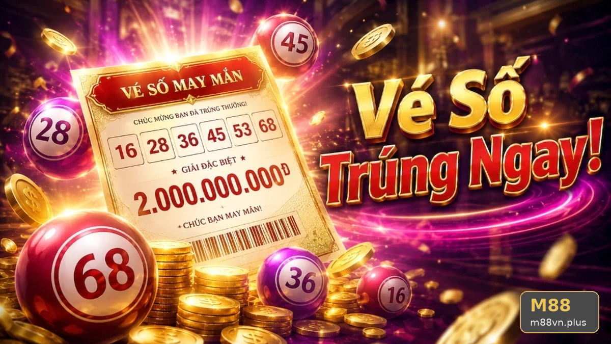 Luôn đối chiếu mã đài trên vé số trước khi dò bảng kết quả xổ số M88